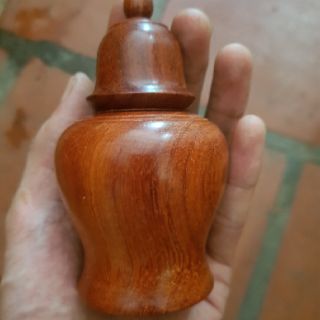 Lọ tăm gỗ hương