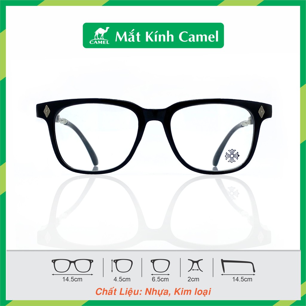 Kính mắt CH thời trang cao cấp Nam Nữ [Hot Trend] Gọng kính giả cận bạc | BigBuy360 - bigbuy360.vn