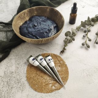 Mực xăm giả bằng JAGUA TƯƠI + khuôn và miếng dán kích màu giúp màu lên đậm tối đa