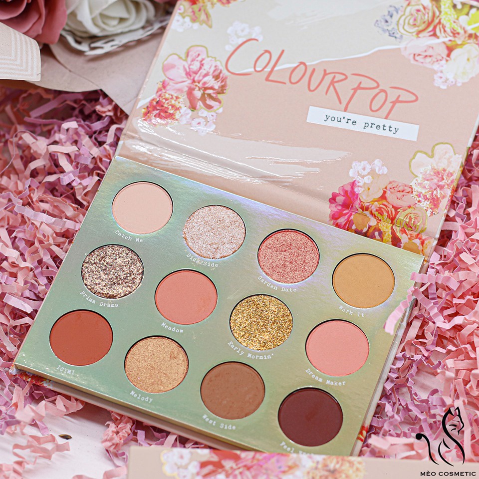 Bảng Phấn Mắt Colourpop Sweet Talk Eyeshadow Palette 12 ô siêu lì chính hãng HALOMI | BigBuy360 - bigbuy360.vn