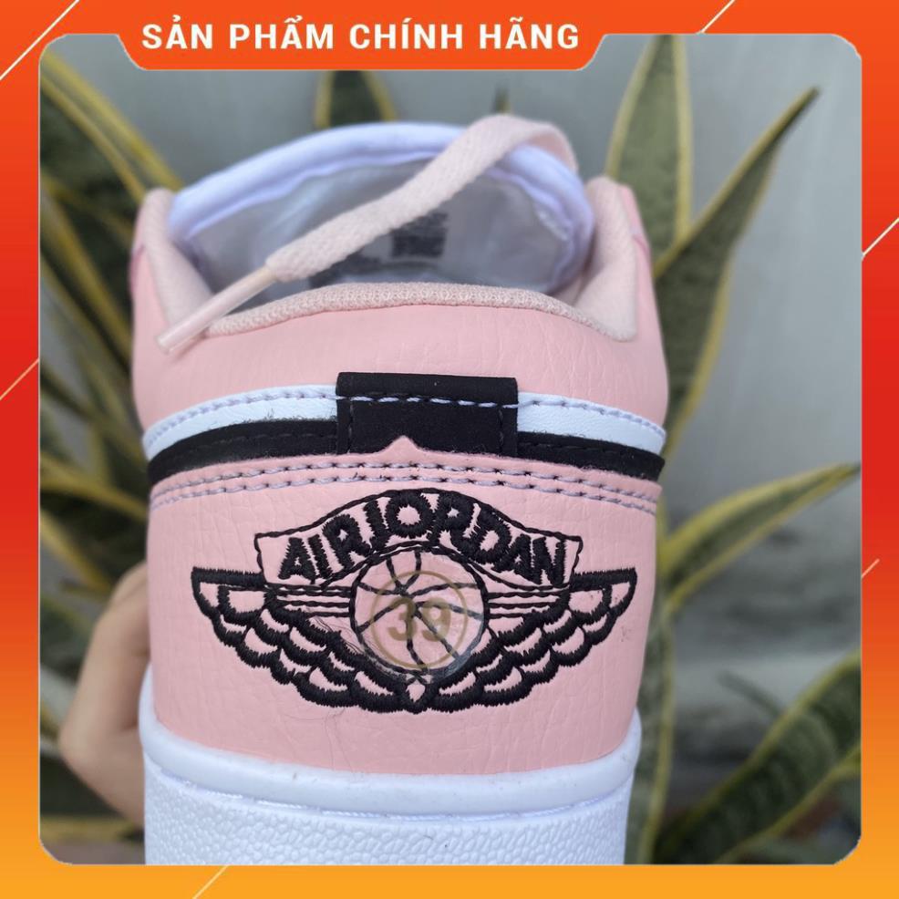 Giày Jordan hồng nữ cổ thấp, Giày Jordan 1 low màu hồng nhạt cho nữ cực xinh dễ phối đồ full phụ kiện | BigBuy360 - bigbuy360.vn