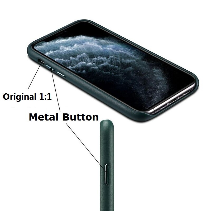 Ốp Điện Thoại Da Bò Thật Cho iPhone 12 Pro Max 11 iPhone 13 Pro 12 Mini 11 13 2021