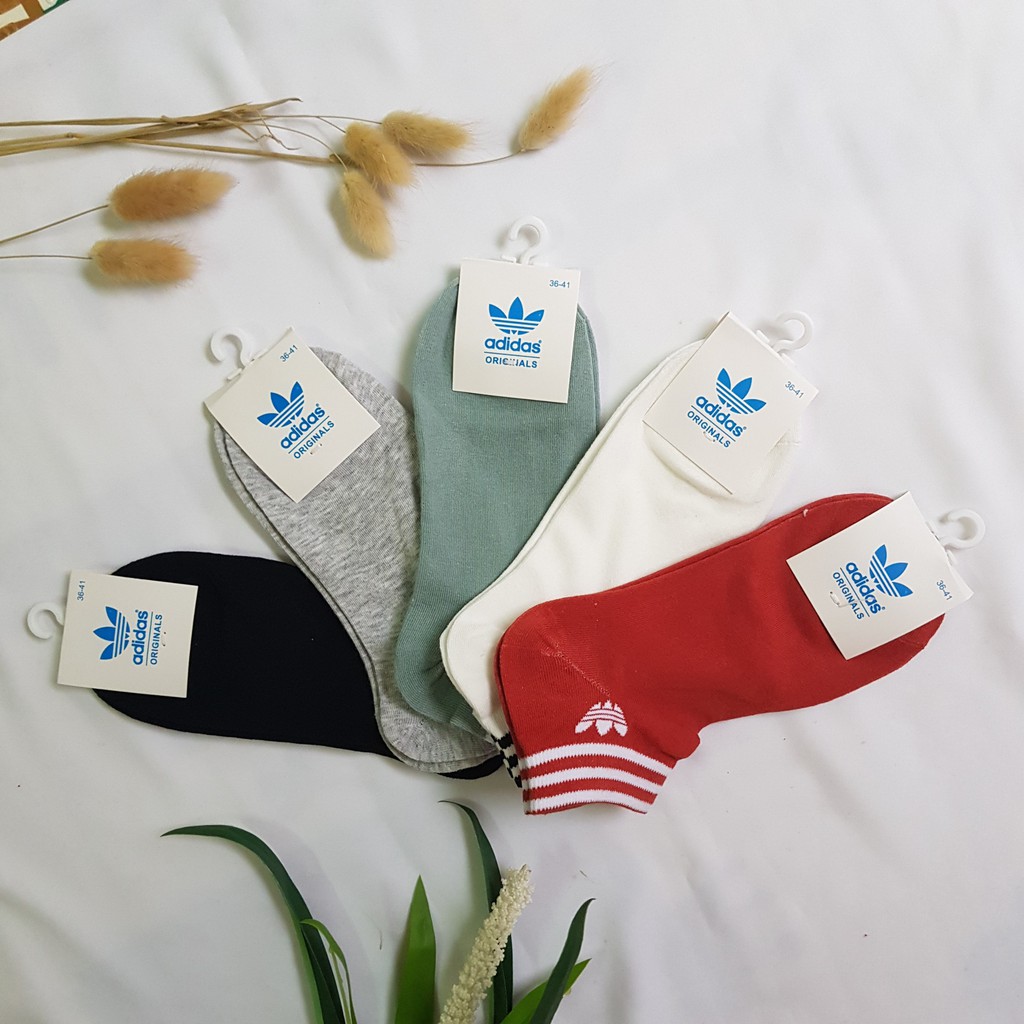 TẤT CỔ NGẮN ADIDAS COTTON MỀM MỊN