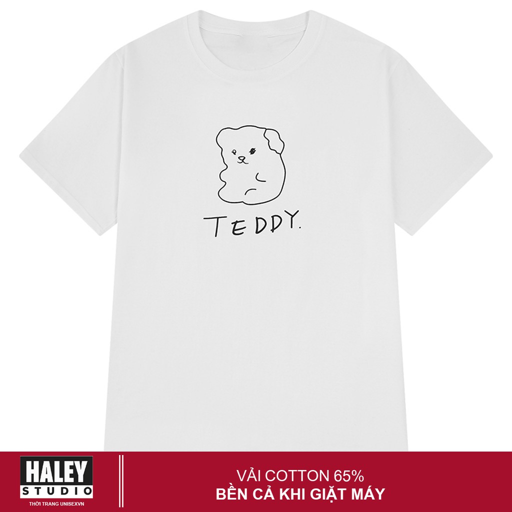 Áo Thun Teddy Unisex Form Rộng Nam Nữ phong cách Hàn Quốc TN392 Haley | BigBuy360 - bigbuy360.vn