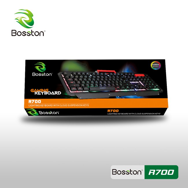 Bàn phím Giả cơ Bosston R700 LED Gaming - New - Full Box - BH 24 Tháng - Chính Hãng