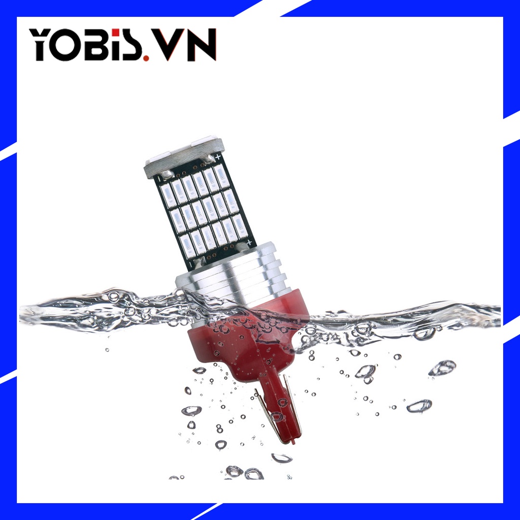 Đèn lùi xe( màu trắng) T15 - T20 - 3157 Led 4014 45SMD 12V