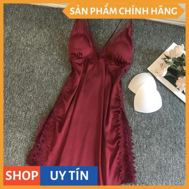 Đầm ngủ cao cấp lua satin V28 | WebRaoVat - webraovat.net.vn