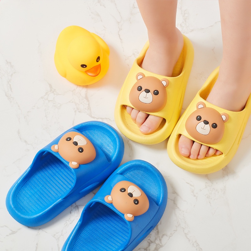 Dép Đi Biển Chống Trượt Họa Tiết Hoạt Hình 3D Dễ Thương Cho Bé