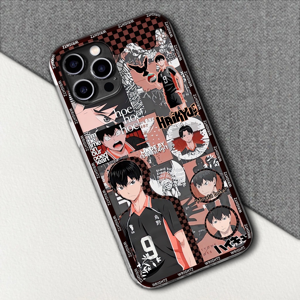 Ốp lưng iphone anime Haikyuu Hinata Shoyo Kageyama Tobio phụ kiện ốp điện thoại trang trí thời trang