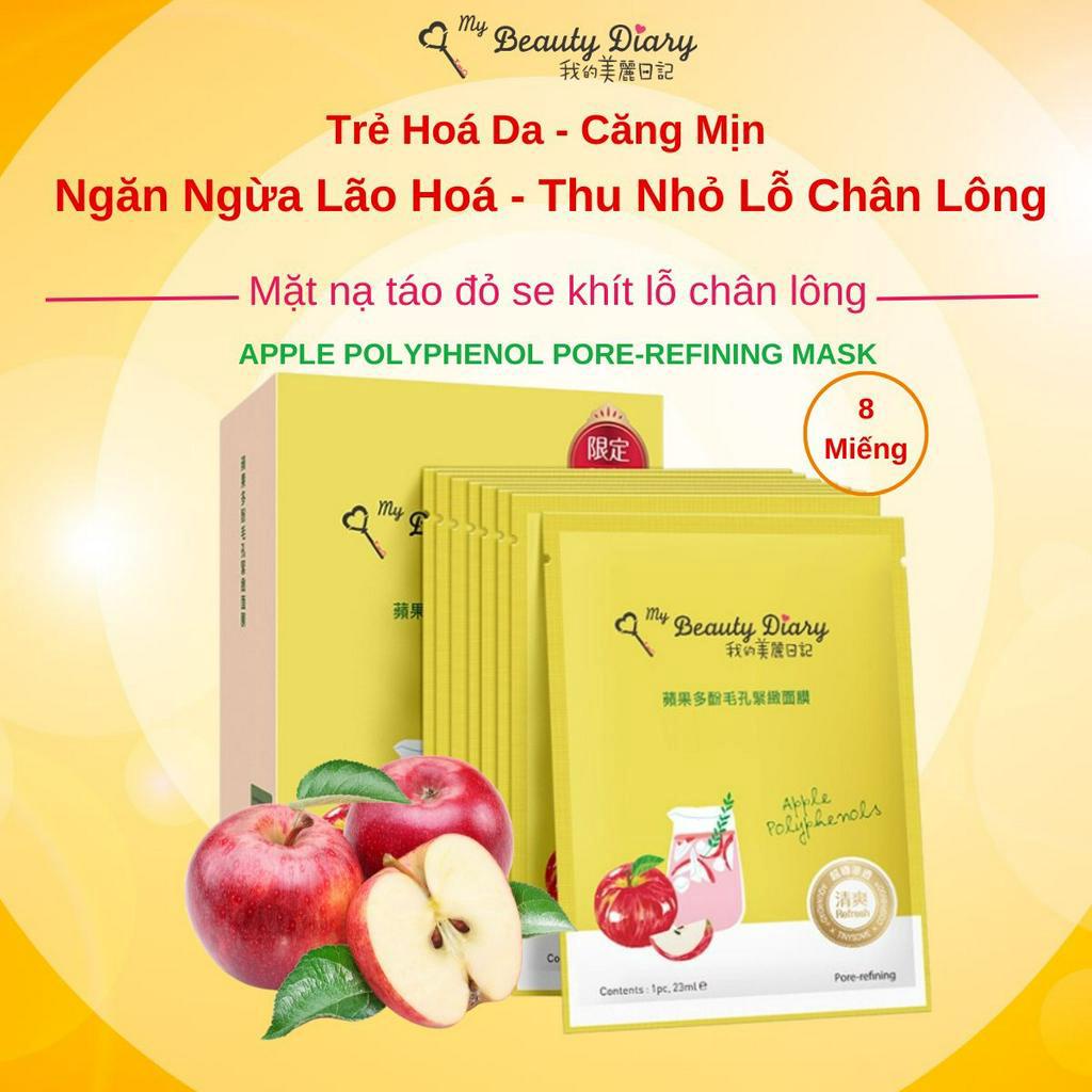 Hộp 8 miếng mặt nạ My Beauty Diary Chính hãng Đài Loan các loại ＊AramoMart＊