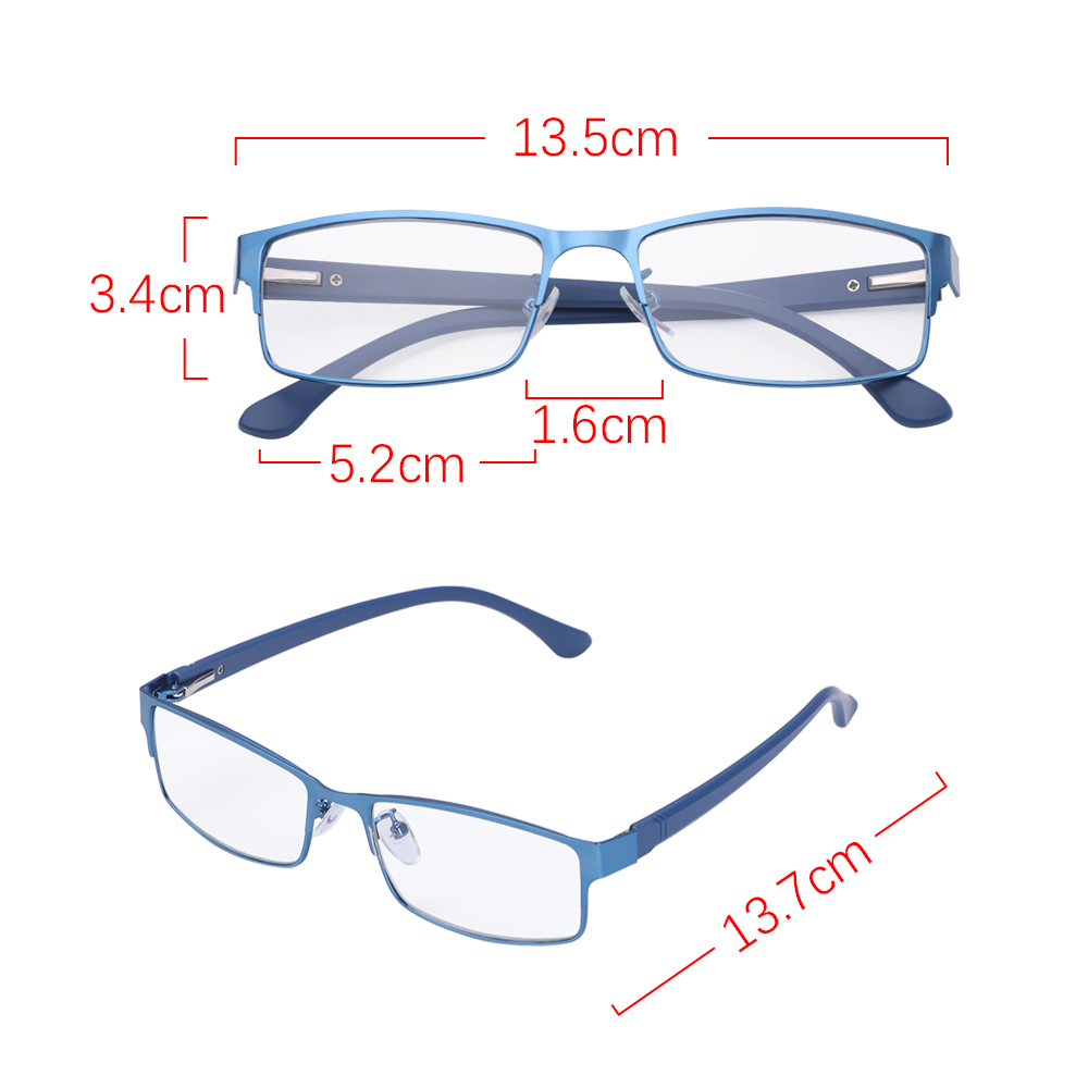 ❀SIMPLE❀ Men Eyeglasses Magnifying Vision Care Business Reading Glasses Flexible Portable Metal Titanium Alloy  New Fashion Ultra Light Resin Eye wear +1.00~+4.0 Diopter/Multicolor