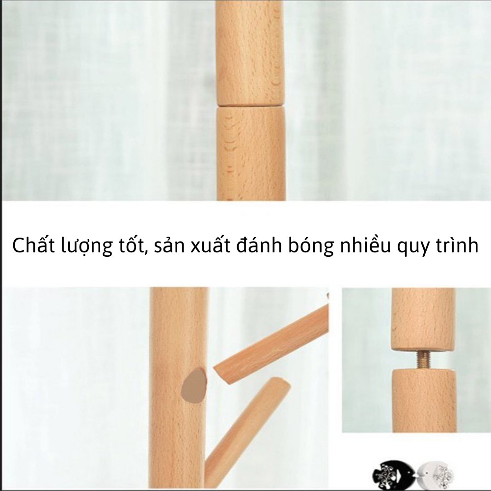 Cây treo quần áo, bằng gỗ thông nhập khẩu, chắc chắn, bền đẹp NHÀ CỬA VÀ TIỆN ÍCH.