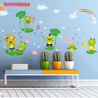 Decal Dán Tường Hình Ếch Vui Nhộn