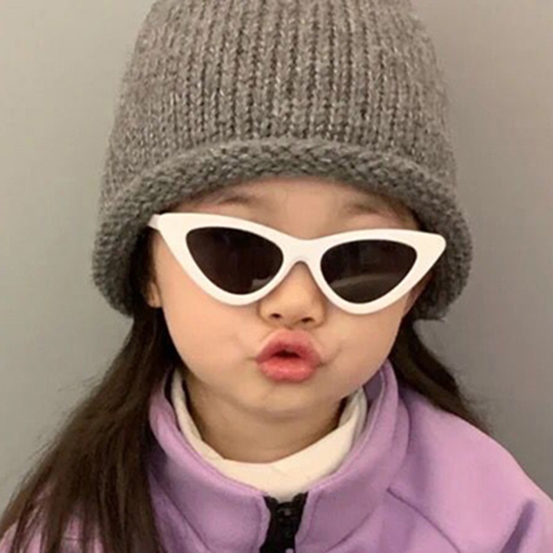Kính Mát Hình Mắt Mèo Chống Tia UV Phong Cách Âu Mỹ Mới