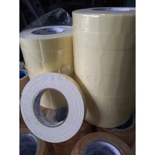 Băng keo xốp trắng 2 mặt 24mm (cuộn)