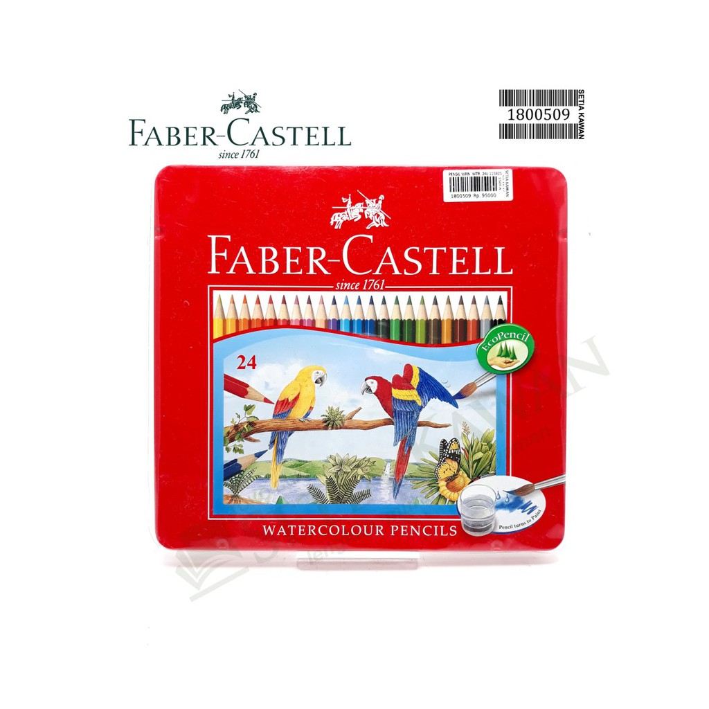 FABER CASTELL Faber Hộp Đựng Bút Chì Màu Nước 24 Ngăn