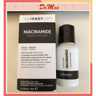 Serum hỗ trợ ngăn ngừa mụn kiềm dầu mờ thâm The Inkey List Niacinamide 30ml