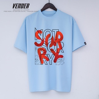 siêu phẩm BASIC TEE NOT SORY VENDER Áo thun nam nữ dáng Oversize, chất cotton 100% (V87)