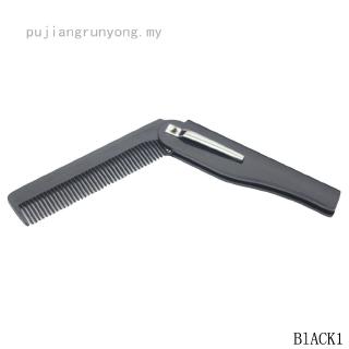 Lược chải tóc/ râu bằng nhựa cỡ nhỏ có thể gấp gọn tiện dụng cho nam khi đi du lịch