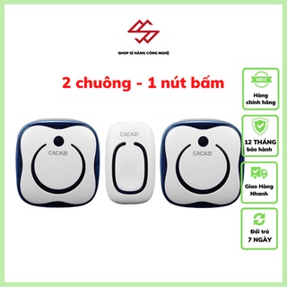 Chuông đôi không dây chống nước Cacazi Katjas 9809