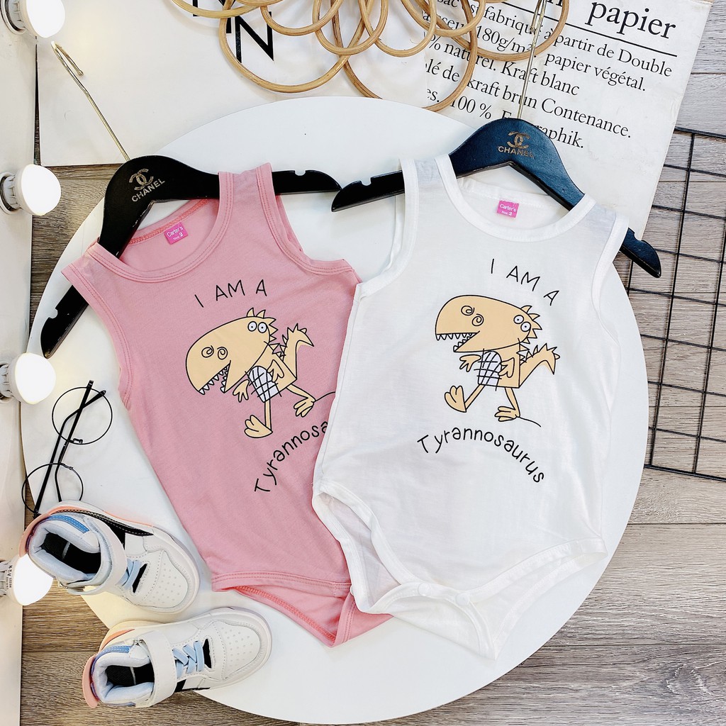 |FAMARAL2 giảm 10k cho đơn 50k|Bộ bodysuit hoạt hình cho bé 6-16kg QATE610