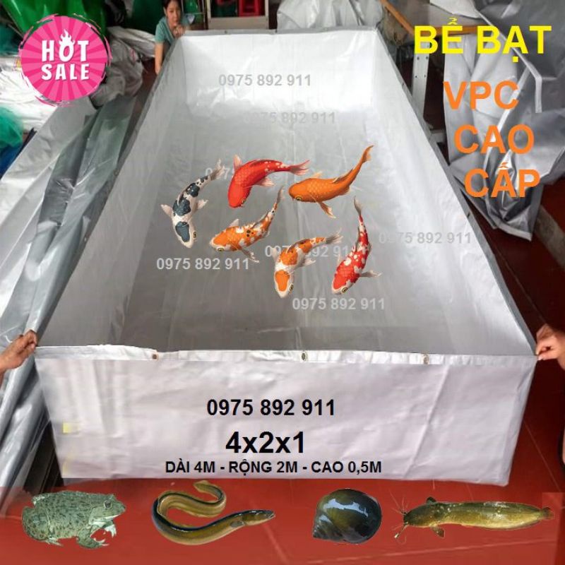 Hồ bể bạt ươm nuôi dưỡng cá koi , cá kiểng , ốc , ếch cá lươn