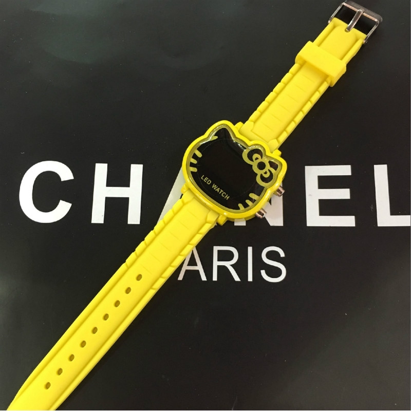 Đồng Hồ Điện Tử Dây Silicone Hình Hello Kitty Cho Bé | BigBuy360 - bigbuy360.vn