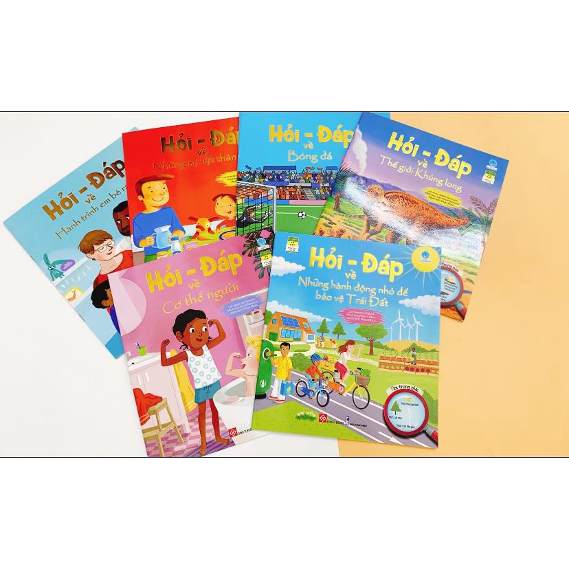 Sách - Combo 6 Tập Hỏi - Đáp giải đáp thắc mắc cho bé