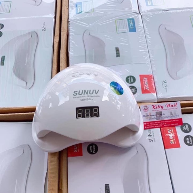 Máy hơ gel (Sun 5 plus tem xanh)/ hàng chính hãng
