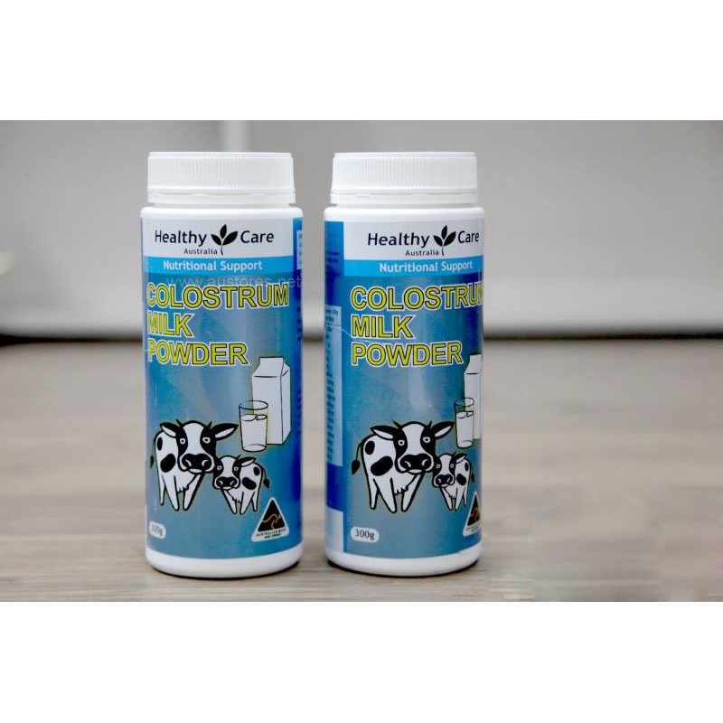 Sữa bò non Healthy Care Colostrum Milk Powder 300g của Úc