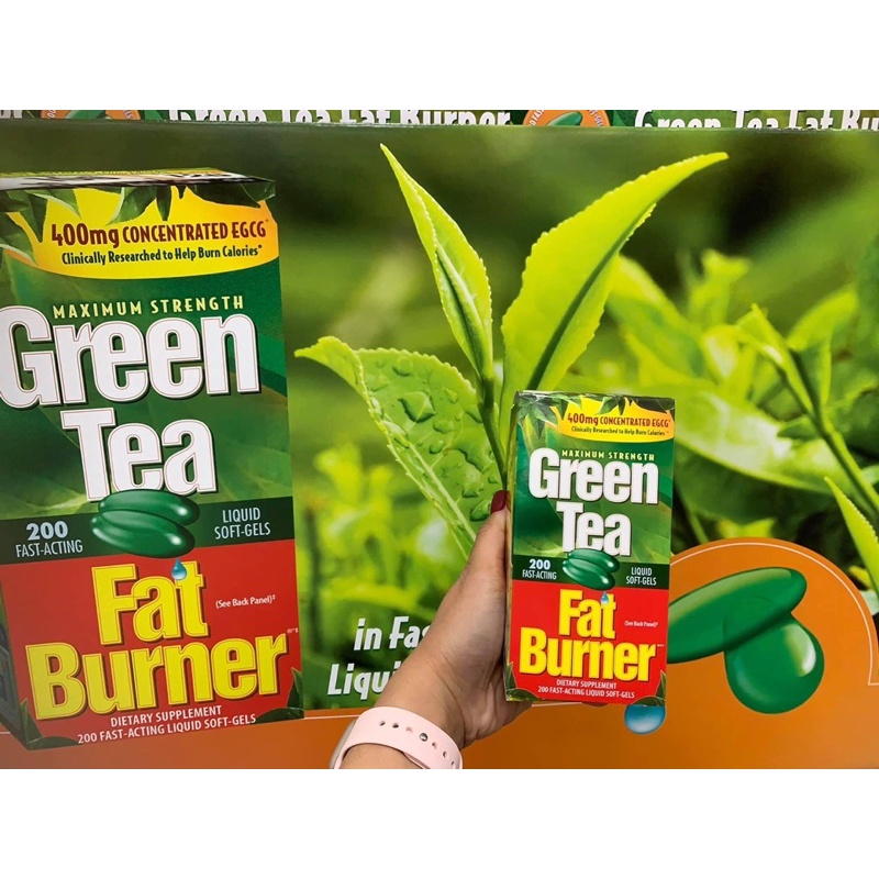 Viên uống từ Trà Xanh Green Tea Fat Burner 200 viên của Mỹ