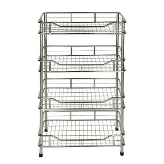 KỆ NHÀ BẾP ĐỪNG  INOX 4 TẦNG