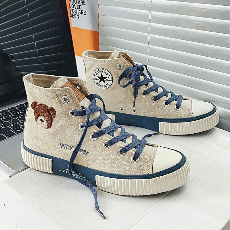 Giày thể thao sneaker nữ độn đế ĐỘC_Store kiểu dáng clasic hình gấu siêu Hot