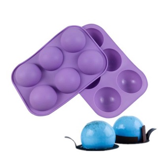 Khuôn silicone làm bánh tạo hình bán cầu tiện lợi dành cho nhà bếp