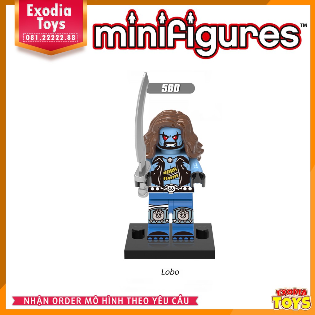 Xếp hình Minifigure Nhân vật siêu anh hùng vũ trụ DC Comics  - Đồ Chơi Lắp Ghép Sáng Tạo - XINH X0153