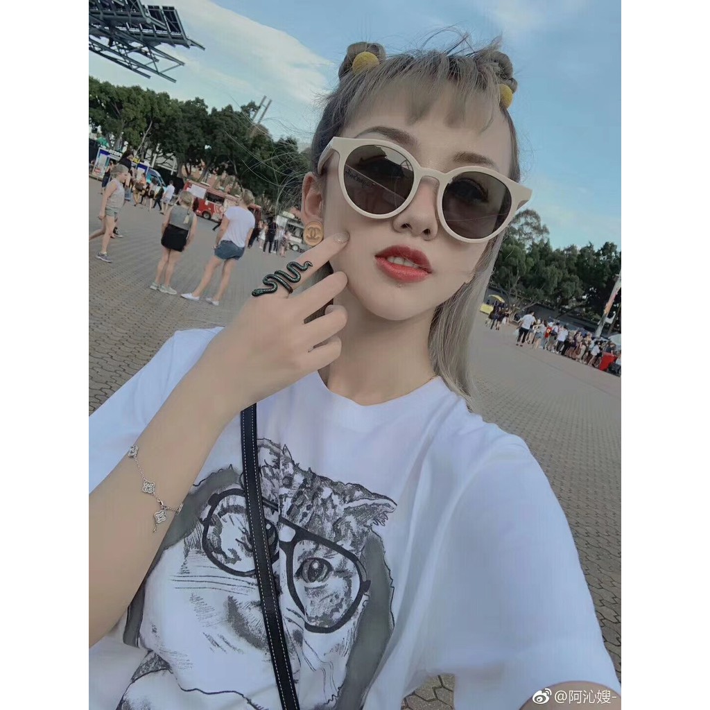 Kính mát nữ gọng tròn mắt kính nữ ulzzang hot trend nhiều màu | BigBuy360 - bigbuy360.vn