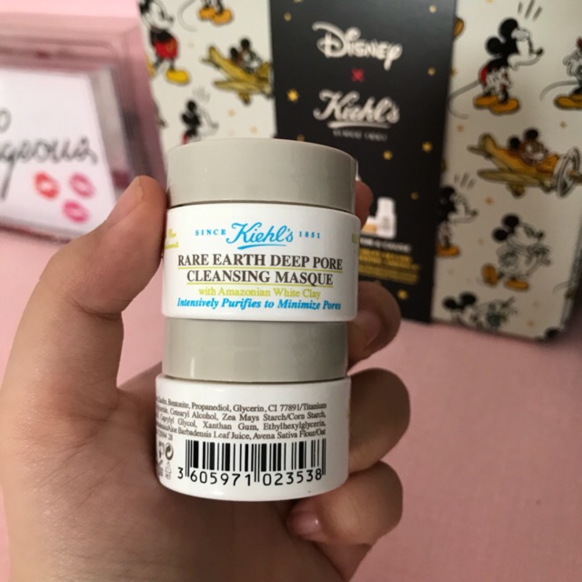 [ Kiehl's ] tách set mặt nạ đất sét Kiehls Rare Earth Deep Pore Cleansing Masque