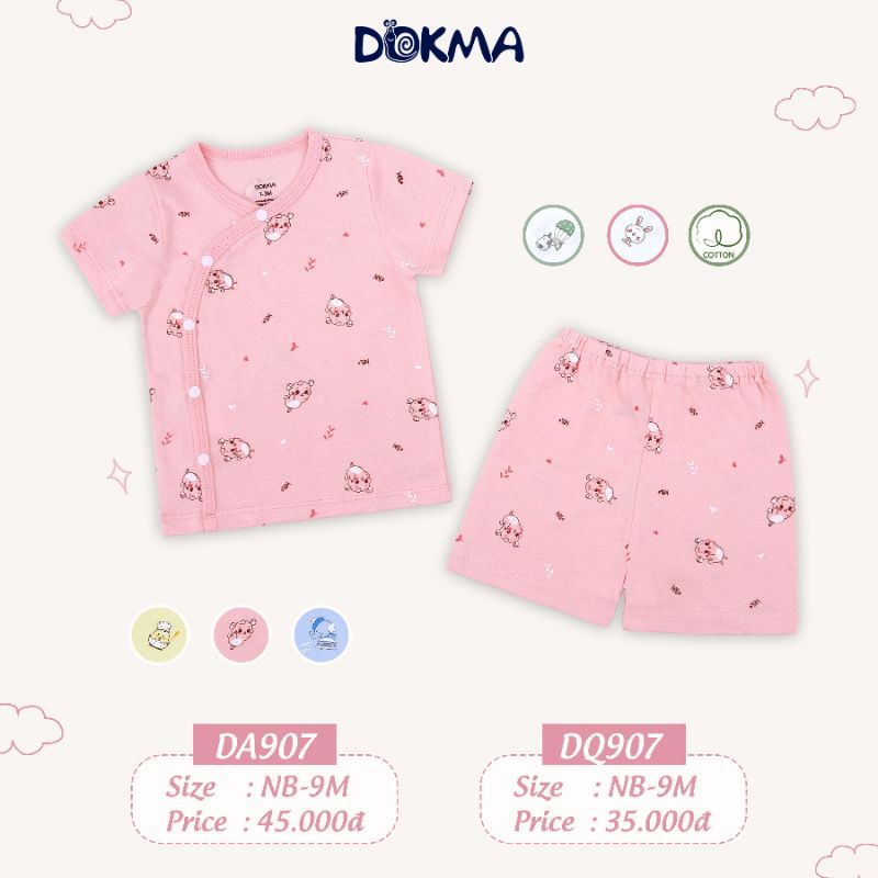 BỘ CỘC TAY SƠ SINH CÀI GIỮA CHO BÉ DOKMA