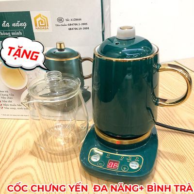 Cốc chưng yến, Cốc hầm đa năng Ấm chưng yến, Nồi tiềm mini đa năng Nồi hầm cháo bảo hành 6 tháng