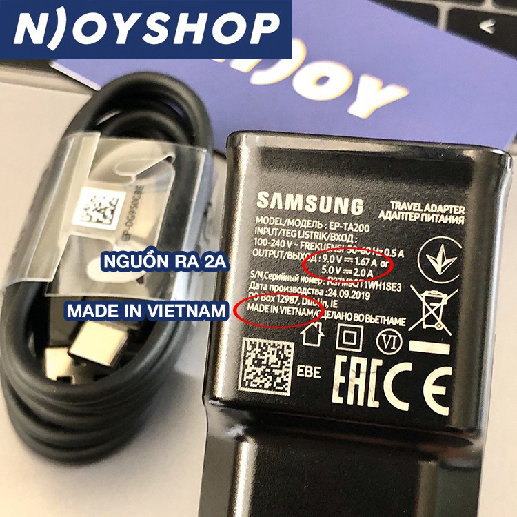 ⋐ Njoy ⋑ DÂY SẠC SAMSUNG TYPE C CHÍNH HÃNG SẠC NHANH S8 PLUS S9 PLUS NOTE8 C5 C7 C9 Pro S10 PLUS A3 A5 A7 2017