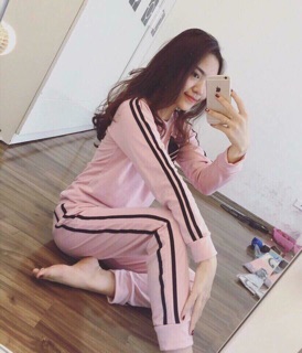 Bộ mặc nhà nỉ da cá