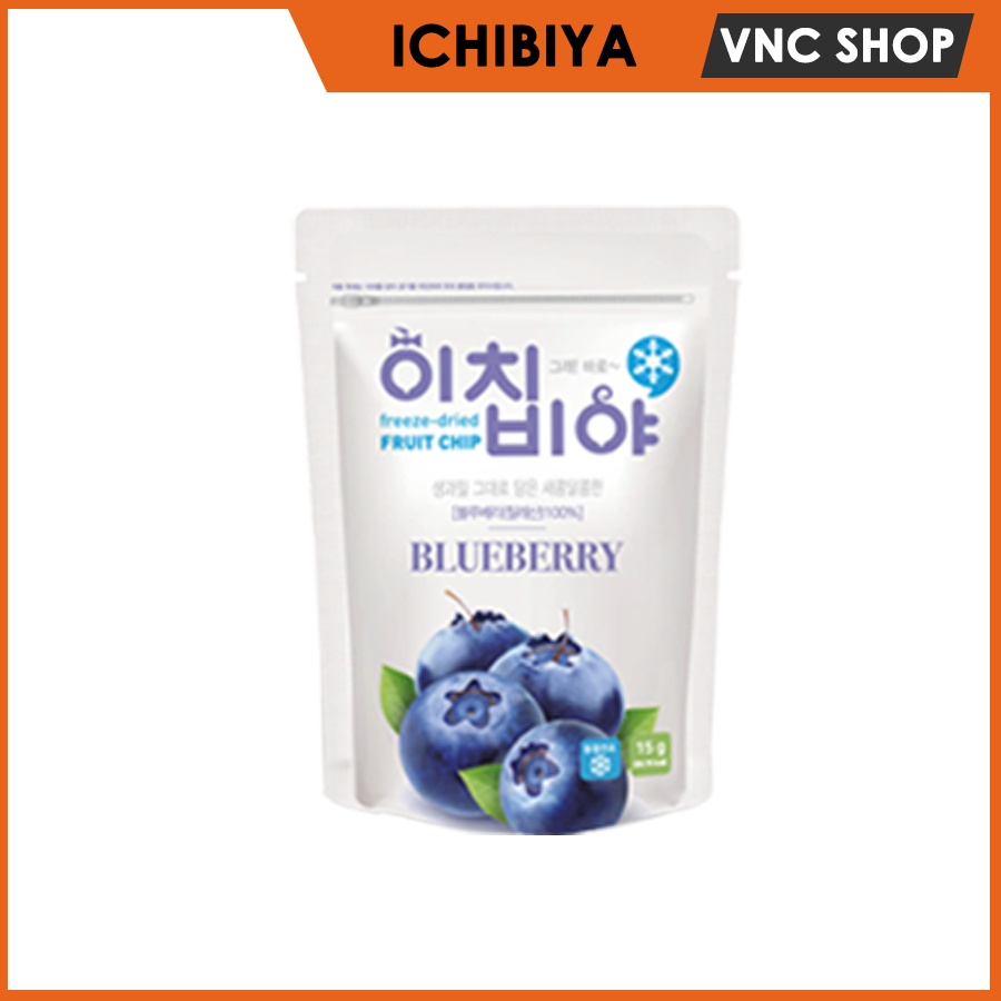 Việt Quất Sấy Lạnh Hàn Quốc Ichibiya Ngon Như Trái Tươi Gói 15g