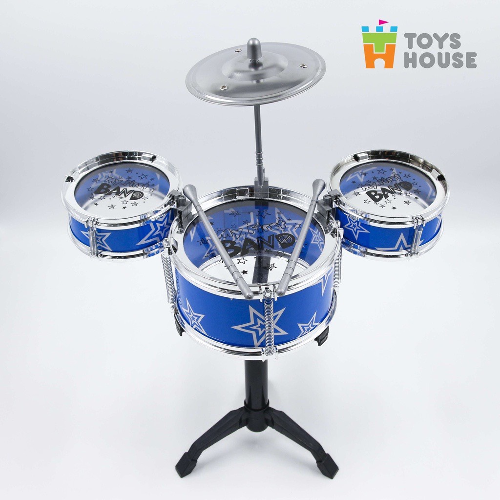 Bộ trống đồ chơi cho bé Jazz Drum Toyshouse - Nhạc cụ, âm nhạc hướng nghiệp cho trẻ từ 1 tuổi - 3303