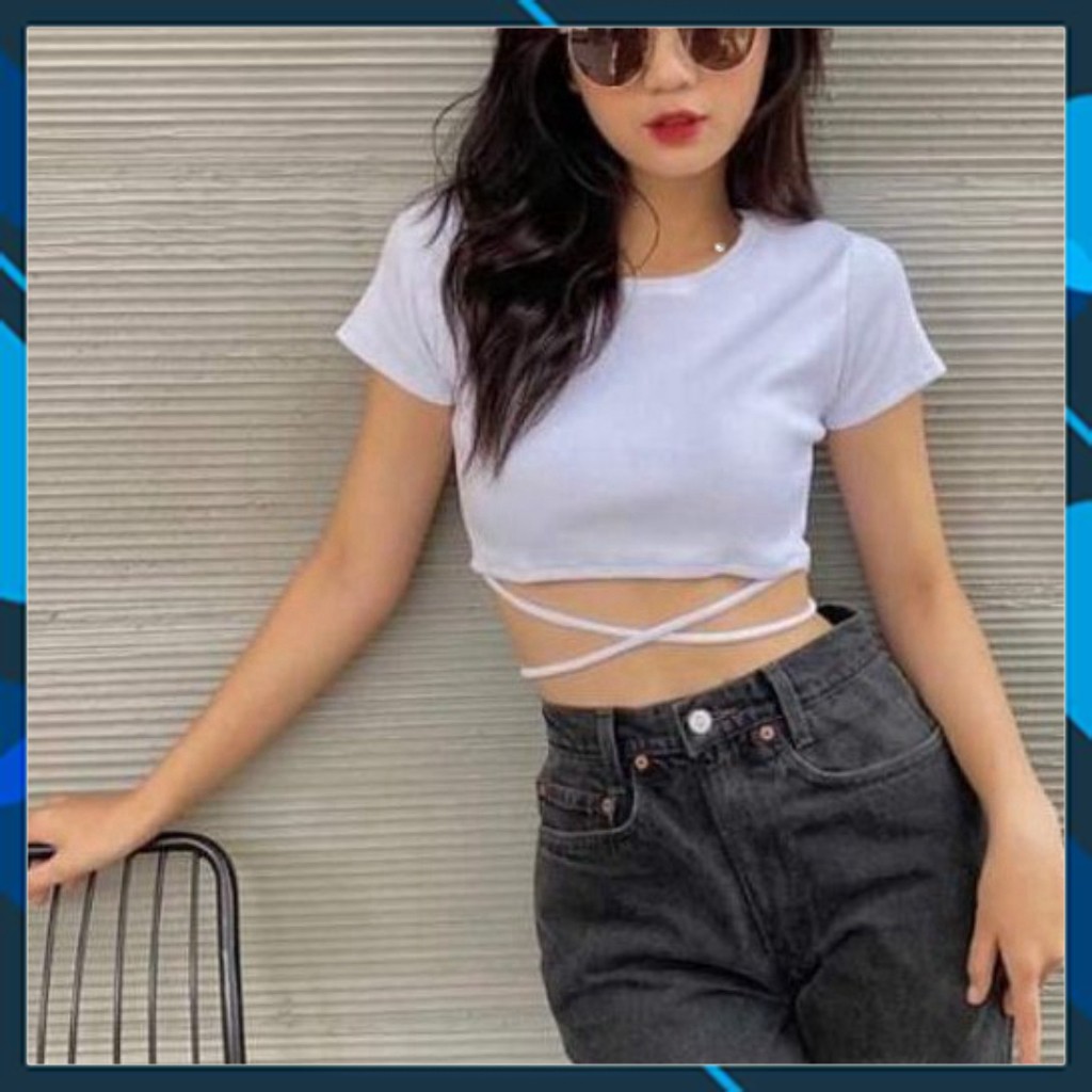 [Mã FAMAYWA giảm 10K đơn 50K] Áo croptop đan dây sexy/áo croptop ôm đan dây | BigBuy360 - bigbuy360.vn