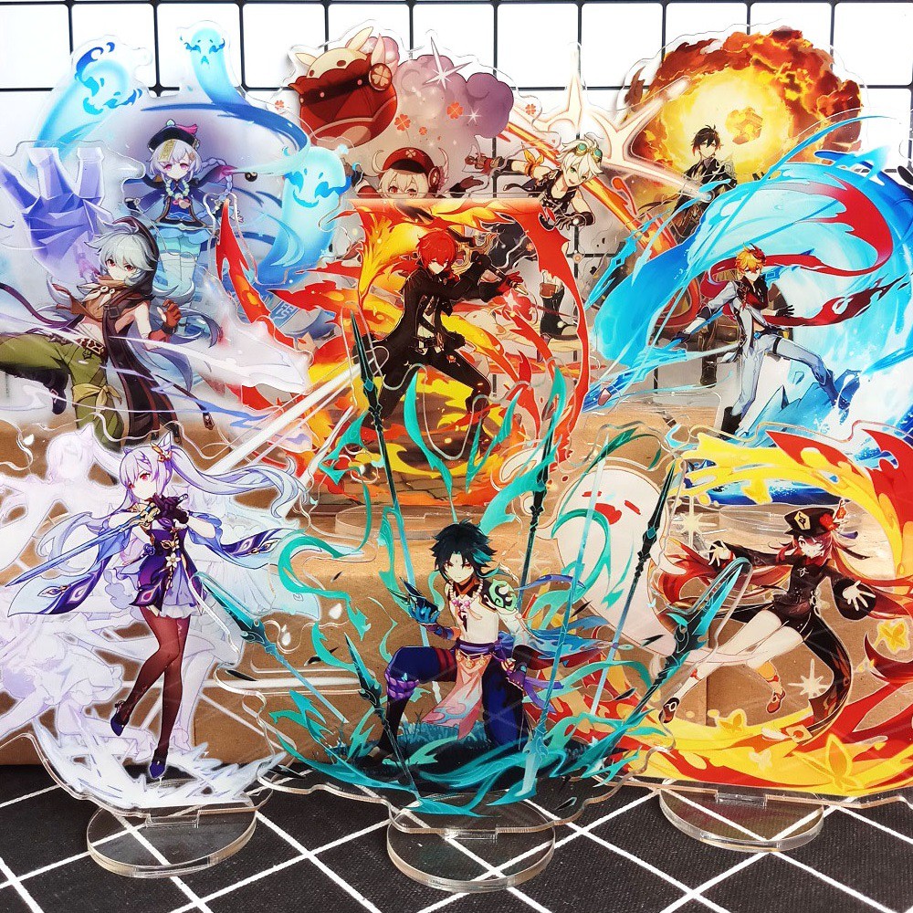 [Standee] Tượng Mica Genshin Impact (Loại 1)