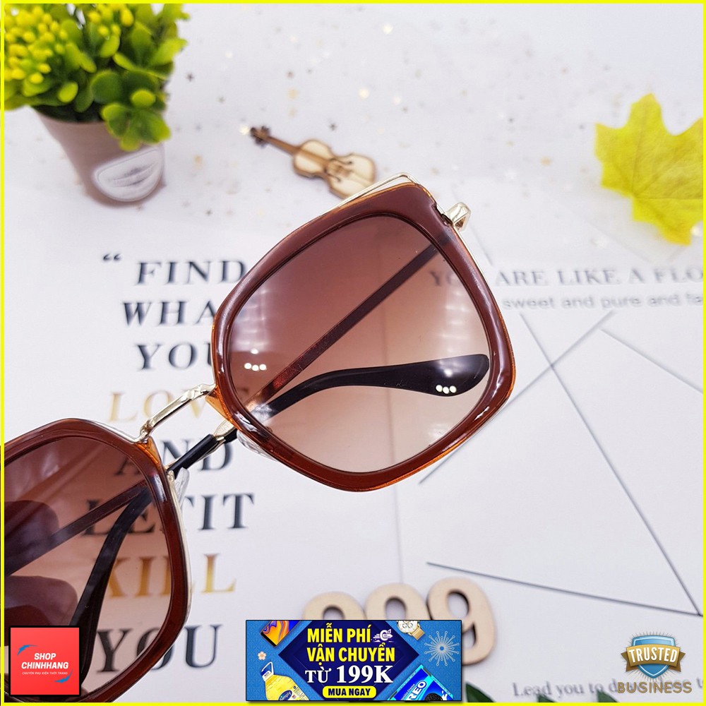 KÍNH MÁT NỮ THỜI TRANG VIỀN DÀY 1117 MẪU MỚI CAO CẤP SH999