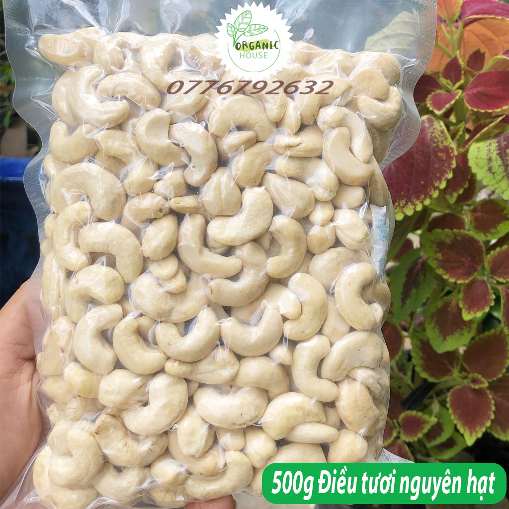 [Nông sản Việt] 500g Hạt điều tươi nhân trắng nguyên hạt