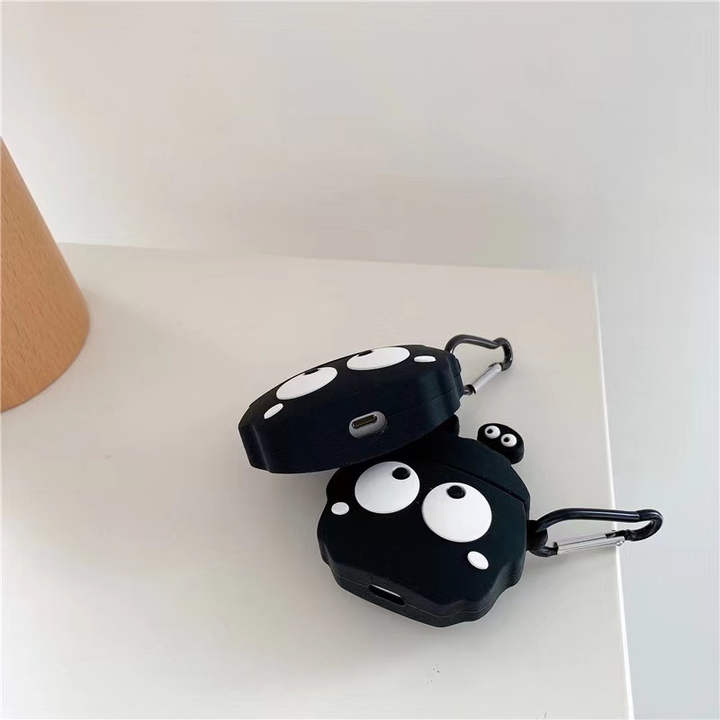 Vỏ Bảo Vệ Hộp Sạc Tai Nghe Airpods Pro 2 3 1 Bằng Silicon Họa Tiết Hoạt Hình Spirited Away Dễ Thương