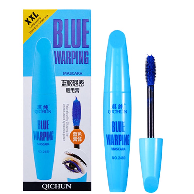 Mascara Màu Đen / Nâu / Xanh Lá / Xanh Lá / Tím Uốn Cong Làm Dày Và Dài Mi Lâu Trôi