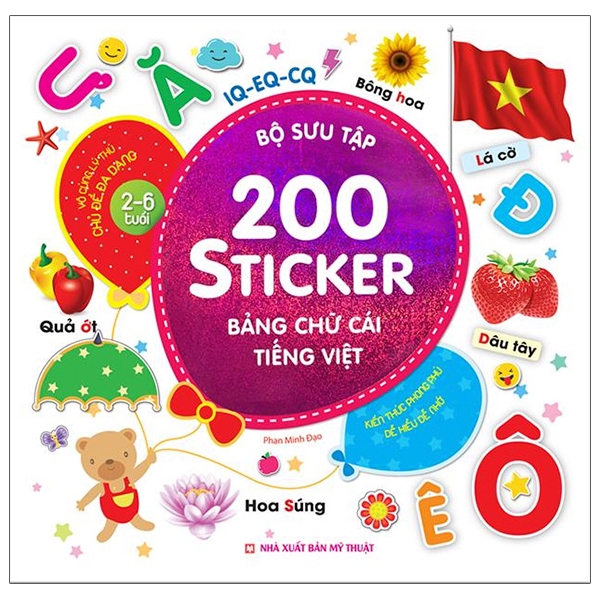 Sách - Bộ Sưu Tập 200 Sticker - Bảng Chữ Cái Tiếng Việt